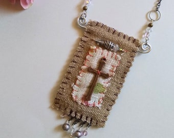 Cross amulet tribal bag boho bohemian style bogo chic ethnic casual peaceful spirit good vibe handmade unique Jesus believer Calm religious