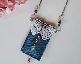Buda necklace amulet boho necklace spiritual bohemian bagromantic large gift for her good vibes girl casual juvenile handmade pearls bogo