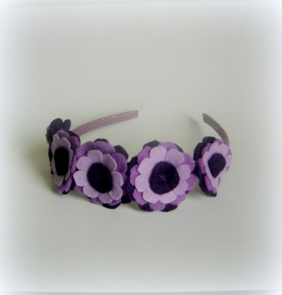 Baby Purple Headband Light Dark Purple Hairbands Baby Headband Etsy