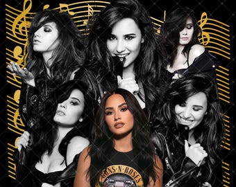 Demi Lovato Tour 2026 PNG, Concert Digital File (Instant Download)