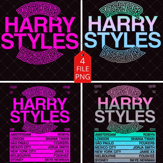 Harry Styles Tour 2026 PNG File (digital Download) - Etsy