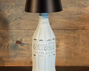 Vintage Coke bottle lamp