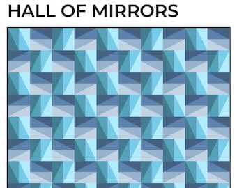 Hall of Mirrors Modern Quilt Pattern PDF Download