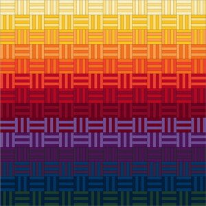 Rainbow Quilt Patterns, Modern Quilt Patterns, PDF Quilt Patterns, Geometric Quilt Patterns, Easy Quilt Patterns, Beginner Quilt Patterns image 2