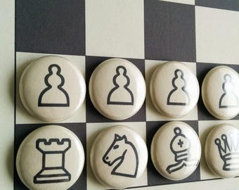 coworker gifts, magnetic chess set, chess sets, chess boards, chess gifts, fridge magnet chess set, chess players, board game, strategy game