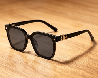 Gotische zonnebril, minimalistisch en toch luxueus, retropunkstijl, brillen, een cadeau geschikt voor zowel mannen als vrouwen.