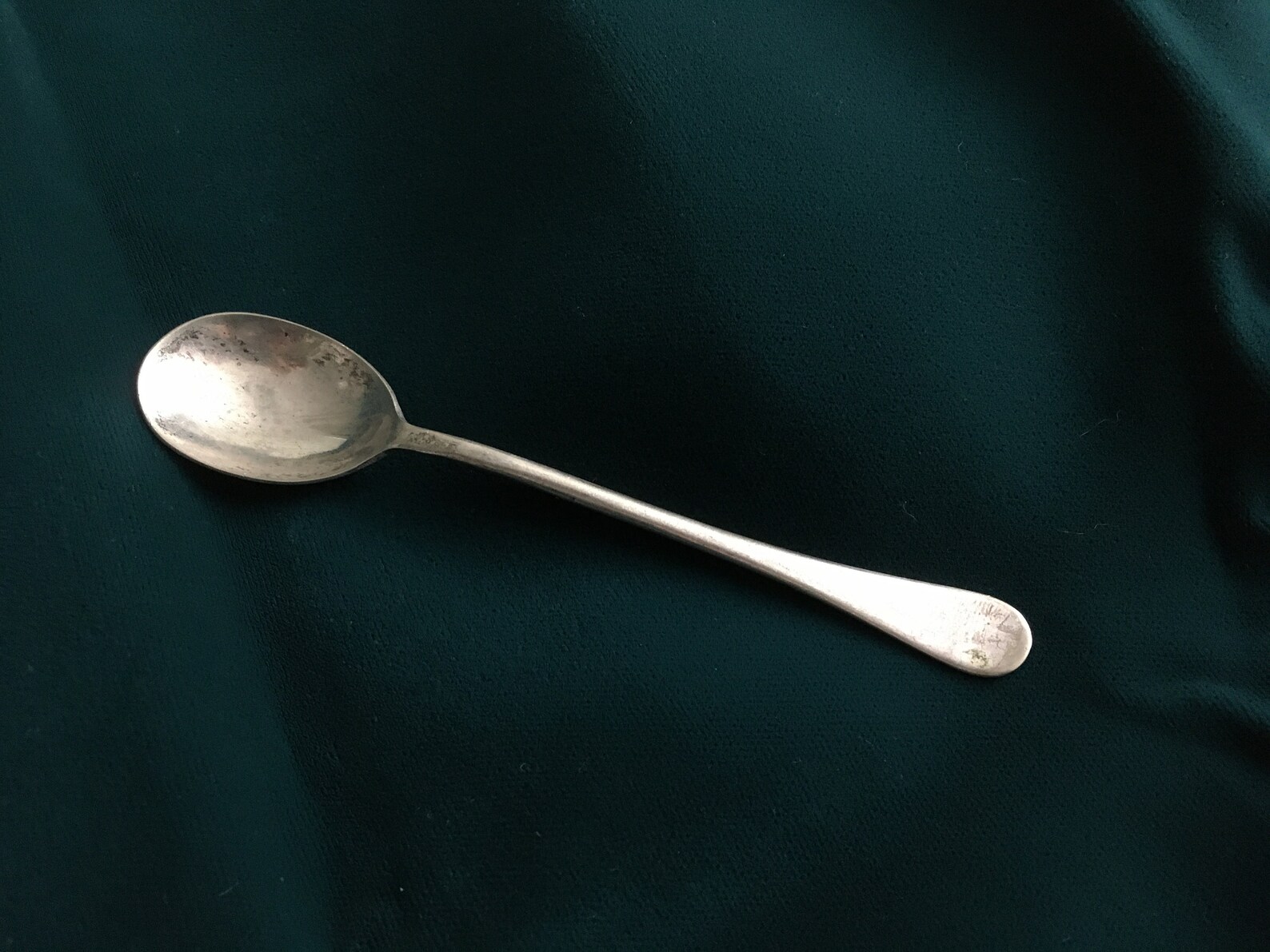 Gilchrist X Silver plate baby spoon Etsy