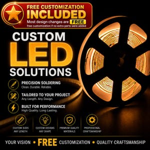 High-density COB ledstripkit, 5 m, puntloze verlichting, 3000K-6000K, 24V (kit)