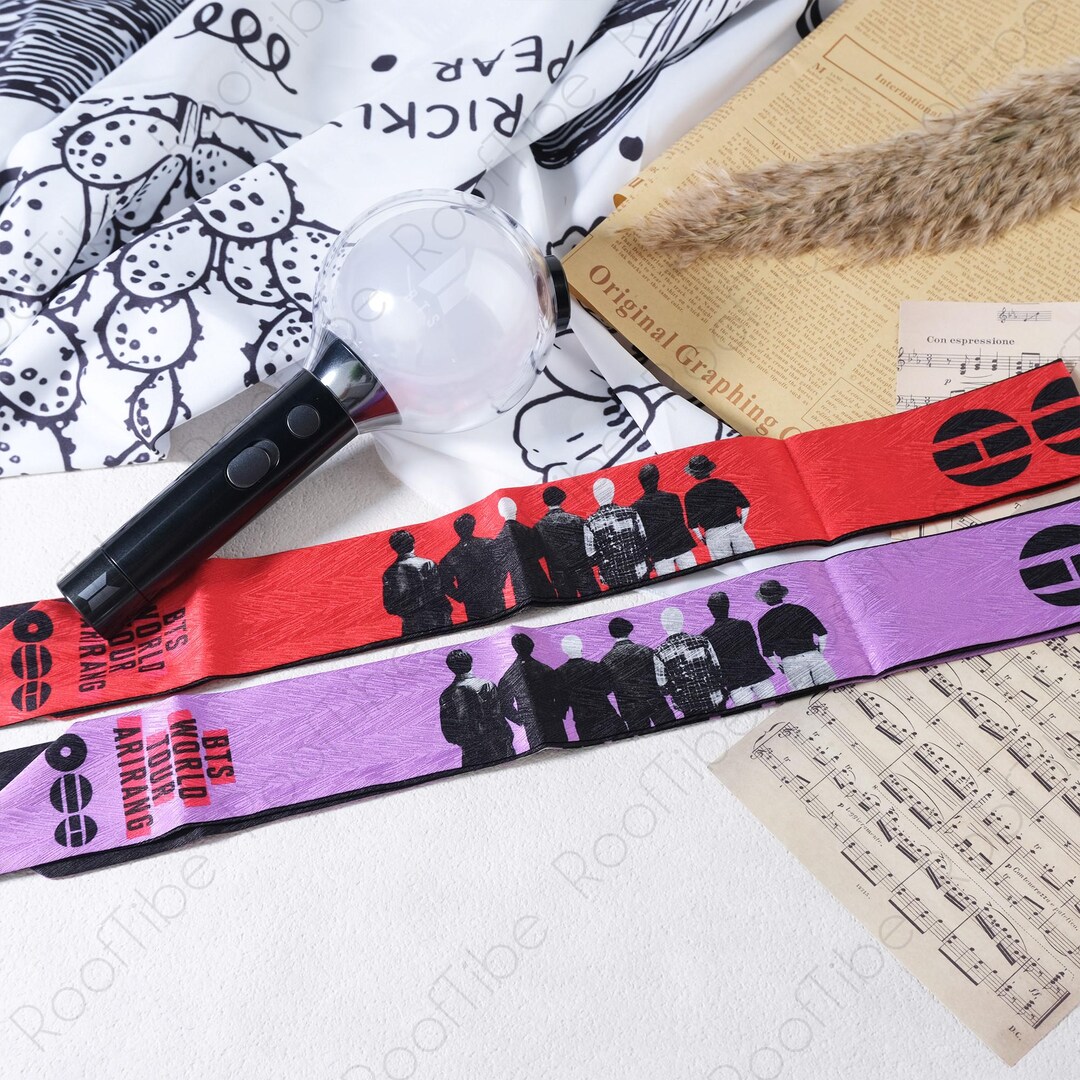 BTS Arirang Twilly Ribbon Bow,bts World Tour Ribbon,bts Merch Twilly ...
