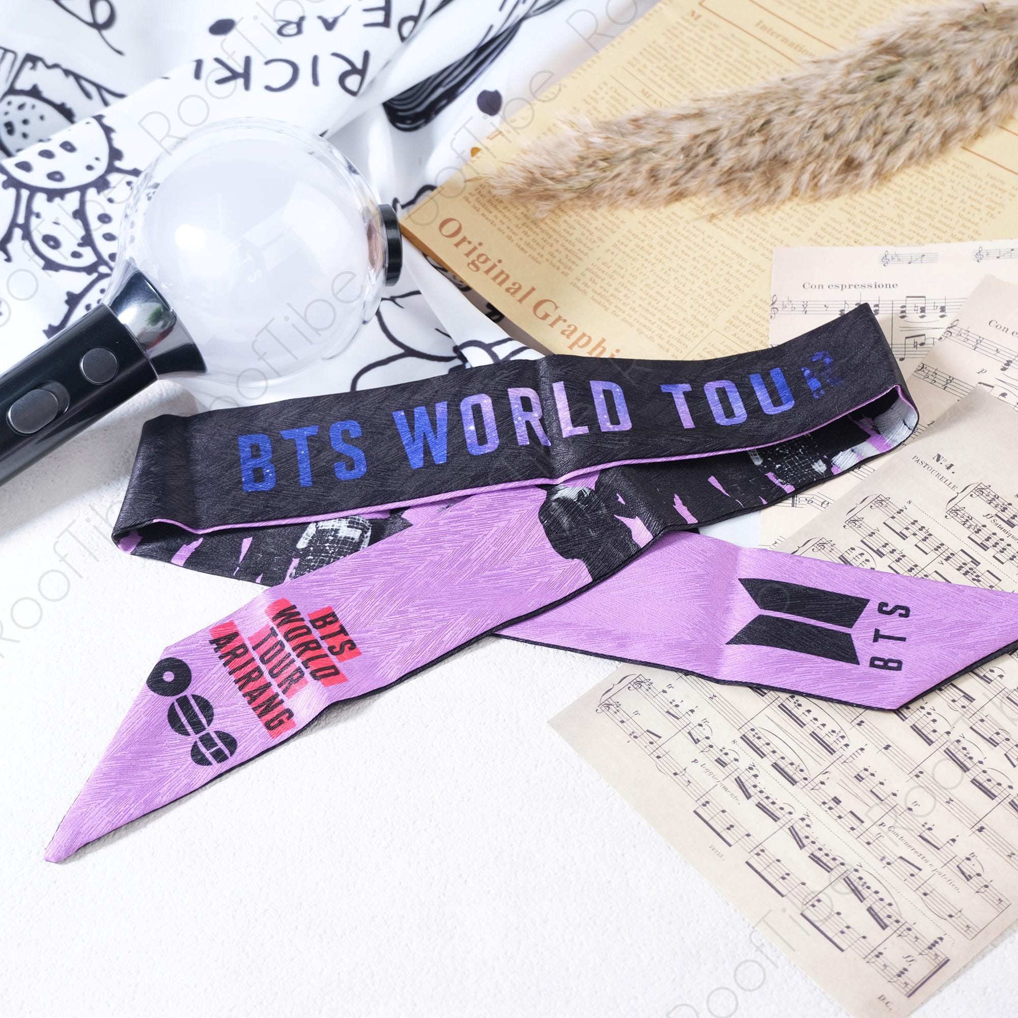 BTS Arirang Twilly Ribbon Bow,bts World Tour Ribbon,bts Merch Twilly ...