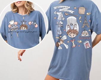 Comfort Color® Disney Remy Ratatouille Shirt, Vintage Ratatouille Gusteau's Shirt, Little Chef shirt, Your Limit Is Your Soul,Remy Shirts