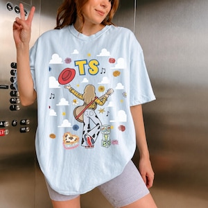Comfort Colors TS T-Shirt, Tay Story 13 Cloud Summer Beach Shirt, Vintage Tay Story Comfort Colors Shirt, Toy Story 5 Shirt, WDW Disneyland