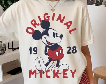 Comfort Colors Mickey Shirt, Cute Mickey Shirts, Retro Mickey T-shirt, Mouse Shirt, Family Vacation Tshirt, Family Trip, Mickey Lover Gift
