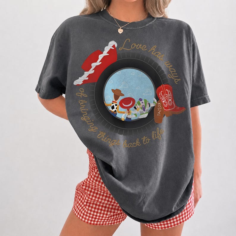 Vintage I Knew It I Knew You Shirt, TS and Toy Story 5 Friendship Shirt, Woody Buzz Lightyear Tee, Disneyland Toy Story Family Matching Tee bild 2