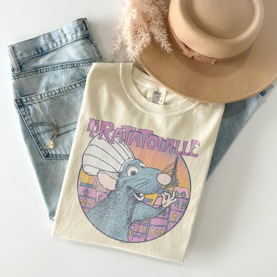 Ratatouille Comfort Color Shirt, Vintage Ratatouille Gusteau's Shirt, Remy anyone can cook tshirt, Little Chef shirt, Remy Shirts