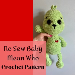 Baby Mean Who No Sew Crochet Pattern