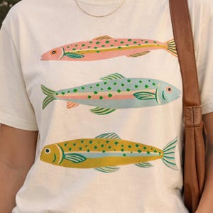 Colorful Fish PNG | Summer Beach Clipart | Coastal Illustration | Bright Seafood Graphic | Ocean T-Shirt Design image 1