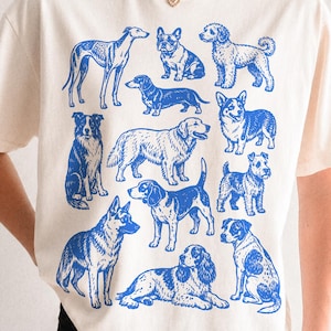 Imagen PNG de raza de perro / Imágenes prediseñadas de mascotas de estilo vintage / Gráfico de animal ilustrado / Diseño de camiseta para amantes de los perros