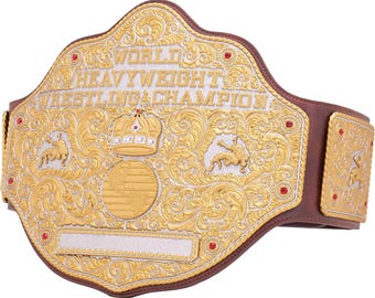 WWE Big Gold World Heavyweight Championship Replica Title Belt