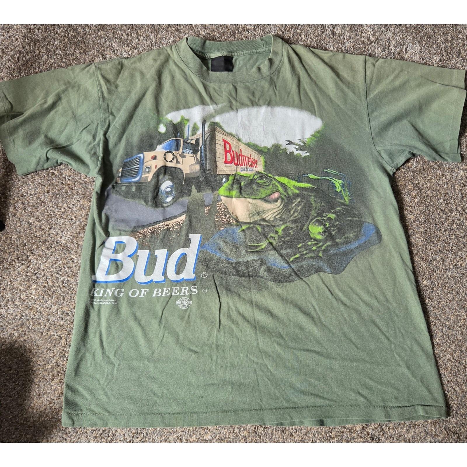 Budweiser Frog Tshirt - Etsy