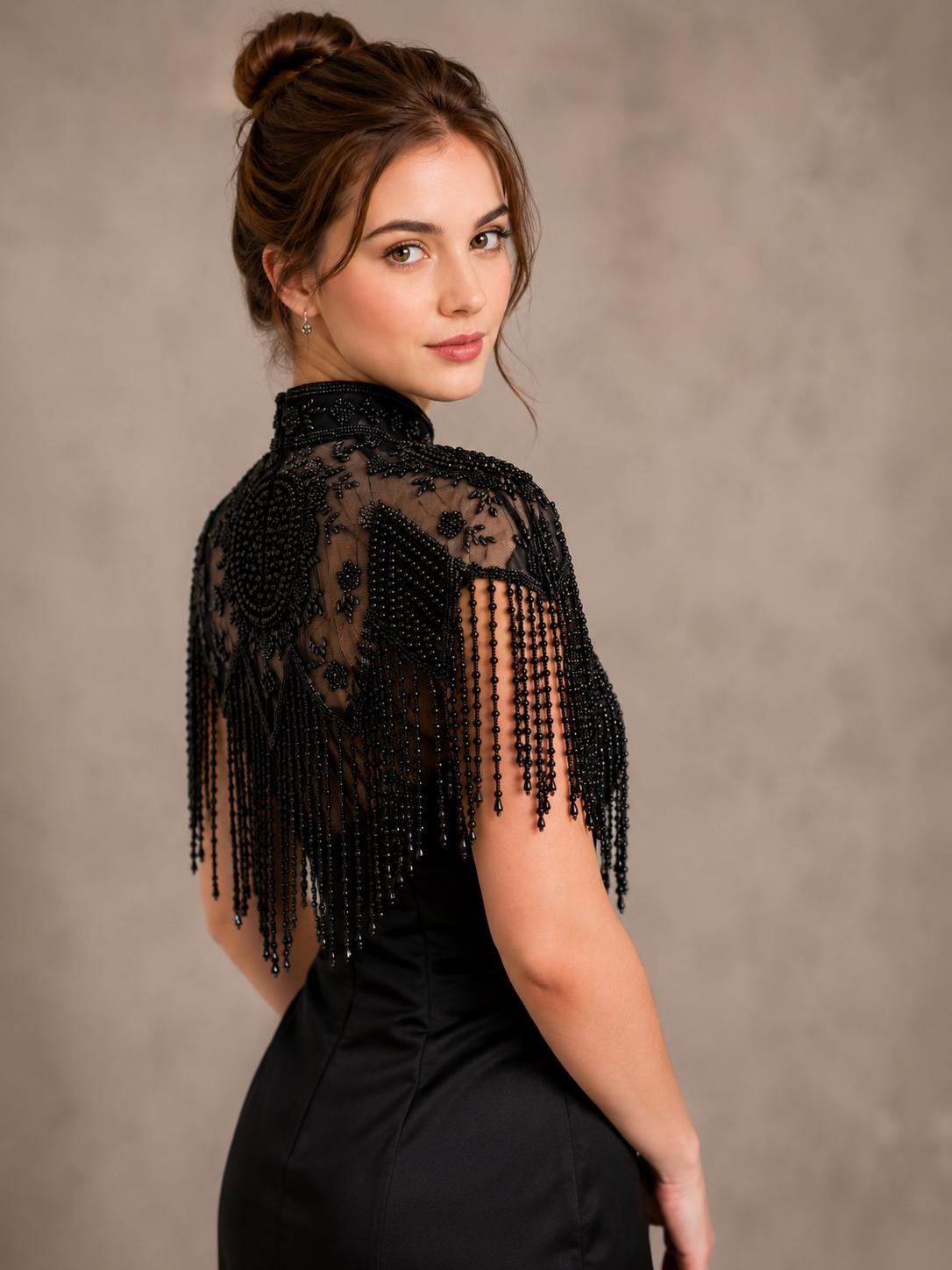 beaded shrug for dresses Women sa_eligibleforpromo Shine Through Glitter Mini Color:As Photo(Dark Green) while also versatile enough