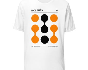 McLaren F1 Racing Graphic Tee, Unisex Formel 1 Streetwear-Bekleidung