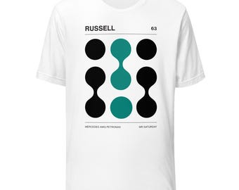 George Russell Mercedes Mercedes inspiriertes Unisex T-Shirt