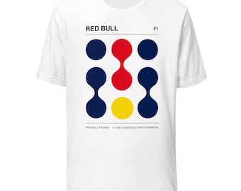 Red Bull Racing F1 Graphic Tee, Unisex Formel 1 Streetwear-Bekleidung