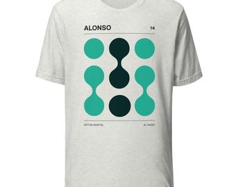 Fernando Alonso Aston Martin inspiriert Unisex T-Shirt