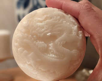 Dragon Sphere Beeswax Candle