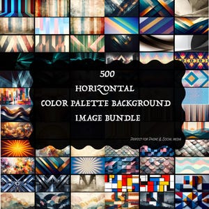Color Palette Modern Banner Background Bundle, 500 Oil Texture abstract Gradient Desktop Wallpapers Backdrop