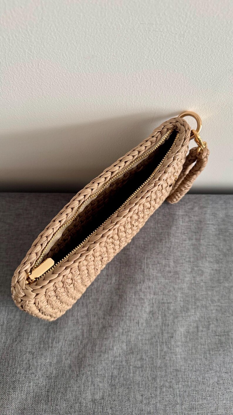 Sac Texture Jpg Pochette au crochet, pochette faite main, sac texturé au crochet, petit ...