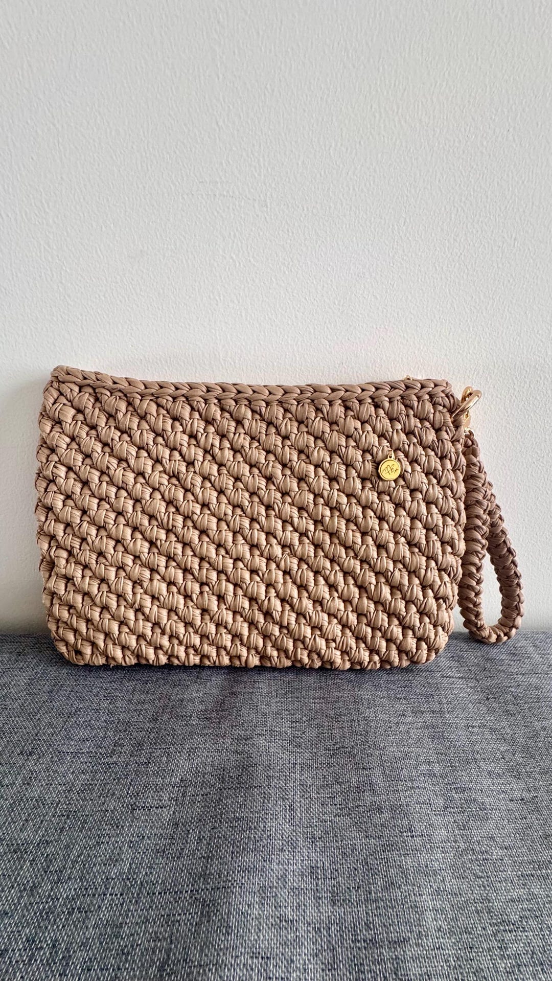 Sac Texture Jpg Pochette au crochet, pochette faite main, sac texturé au crochet, petit ...