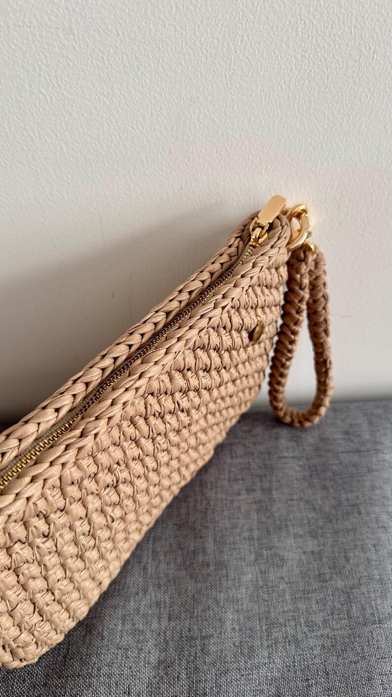 Sac Texture Jpg Pochette au crochet, pochette faite main, sac texturé au crochet, petit ...