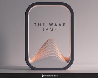Modern Designer Lamp | Wave Shape | Home Accessory