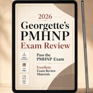 Révision de l'examen du programme PMHNP 2026 | Guide d'étude LMR PMHNP (téléchargement numérique)