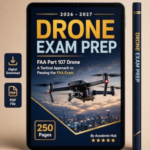 FAA Part 107 Drone Exam Prep 2026-2027 | Drone Pilot License Study Guide