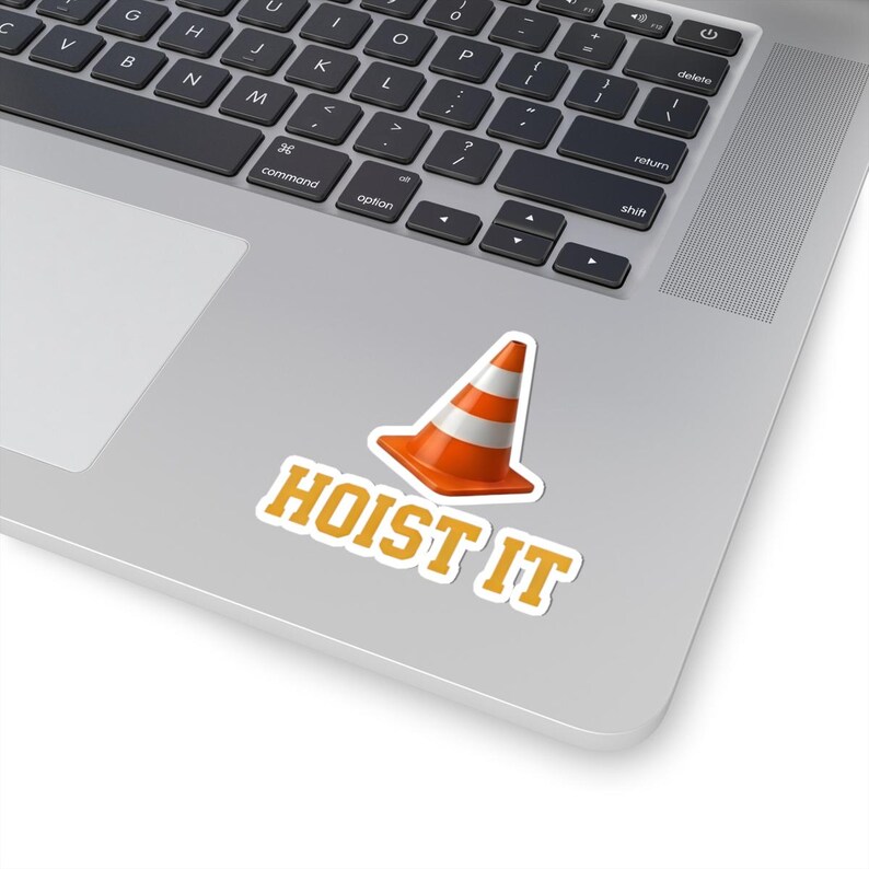 Hoist It Pittsburgh Sticker | Traffic Cone Kiss-Cut Vinyl Sticker | Pirates Fan Gift image 2