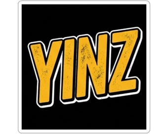 YINZ Sticker | Pittsburgh Slang Vinyl Decal (Kiss-Cut)