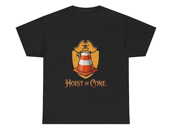 Maglietta "Hoist the Cone" dei Pittsburgh Pirates / Maglietta con teschio e cono pirata / Regalo per i tifosi dei Buccos