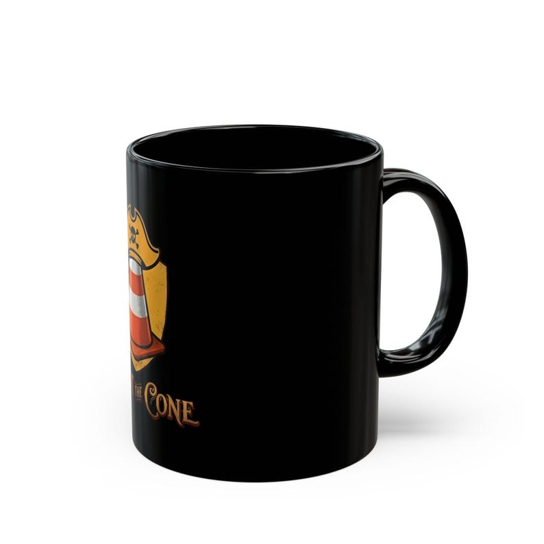 Taza de cerámica con diseño de cono de tráfico de los Pittsburgh Pirates / Taza de cerámica "Levanta el cono" imagen 6