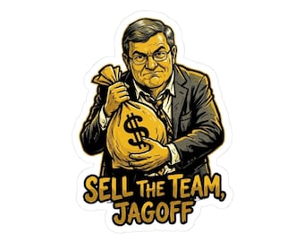 Sell the Team, Jagoff Sticker | Pittsburgh Pirates Protest Kiss-Cut Vinyl Sticker | Nutting