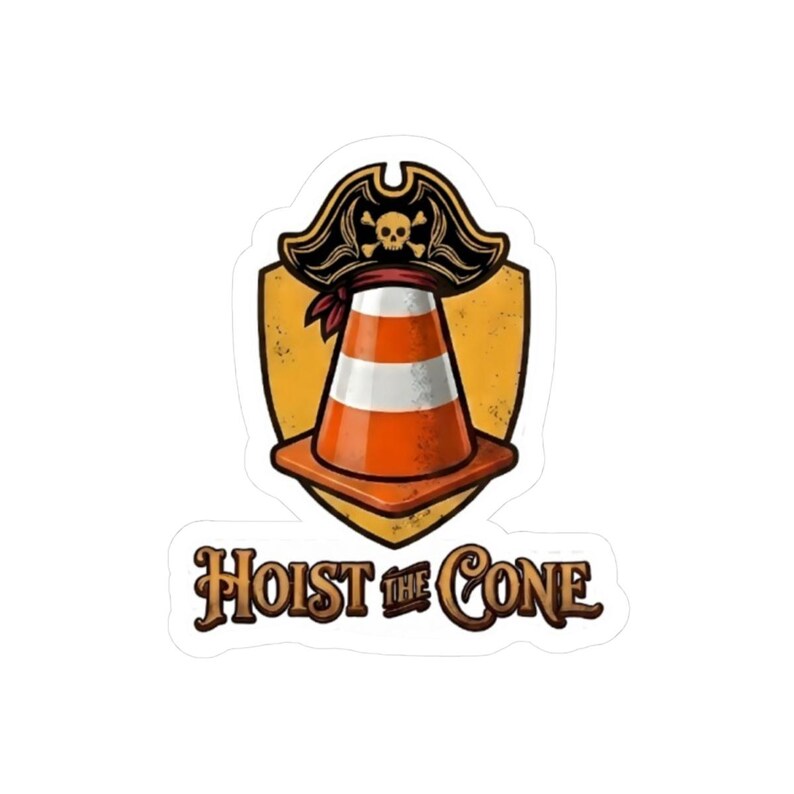 Pegatina "Hoist the Cone Black Hat" / Pegatina de vinilo troquelada de los Pittsburgh Pirates / Regalo para fans de los Pirates imagen 7