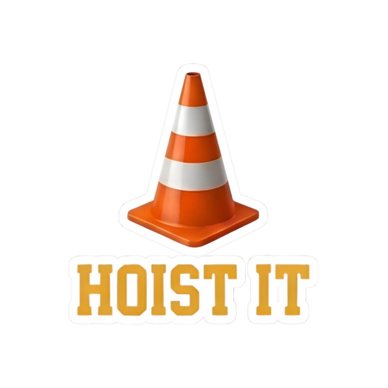 Hoist It Pittsburgh Sticker | Traffic Cone Kiss-Cut Vinyl Sticker | Pirates Fan Gift image 10
