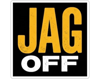 JAGOFF Sticker | Pittsburgh Slang Vinyl Decal (Kiss-Cut)