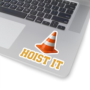 Hoist It Pittsburgh Sticker | Traffic Cone Kiss-Cut Vinyl Sticker | Pirates Fan Gift image 5