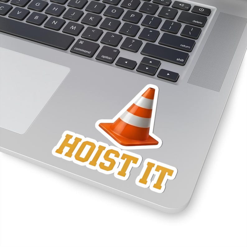 Hoist It Pittsburgh Sticker | Traffic Cone Kiss-Cut Vinyl Sticker | Pirates Fan Gift image 5