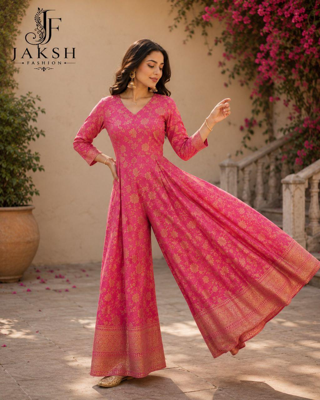 Jacquard Pink Bridesmaid Dress - Etsy