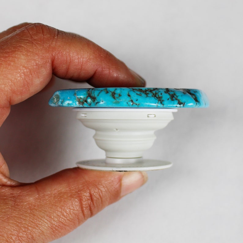 Wholesale 5ct Pop Sockets Turquoise Magnesite Gemstone Pop Out Phone ...
