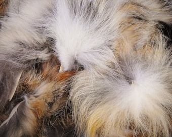 Scrap Real Fur Trimmings discount hide pelt masks faces costume destash pieces